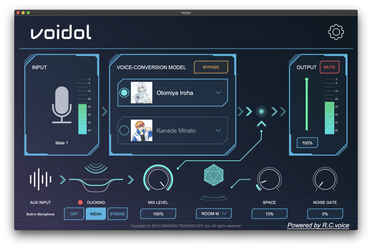 【voidol v2.0.0】虚拟主播专用实时变声软件Cracked~星空小站